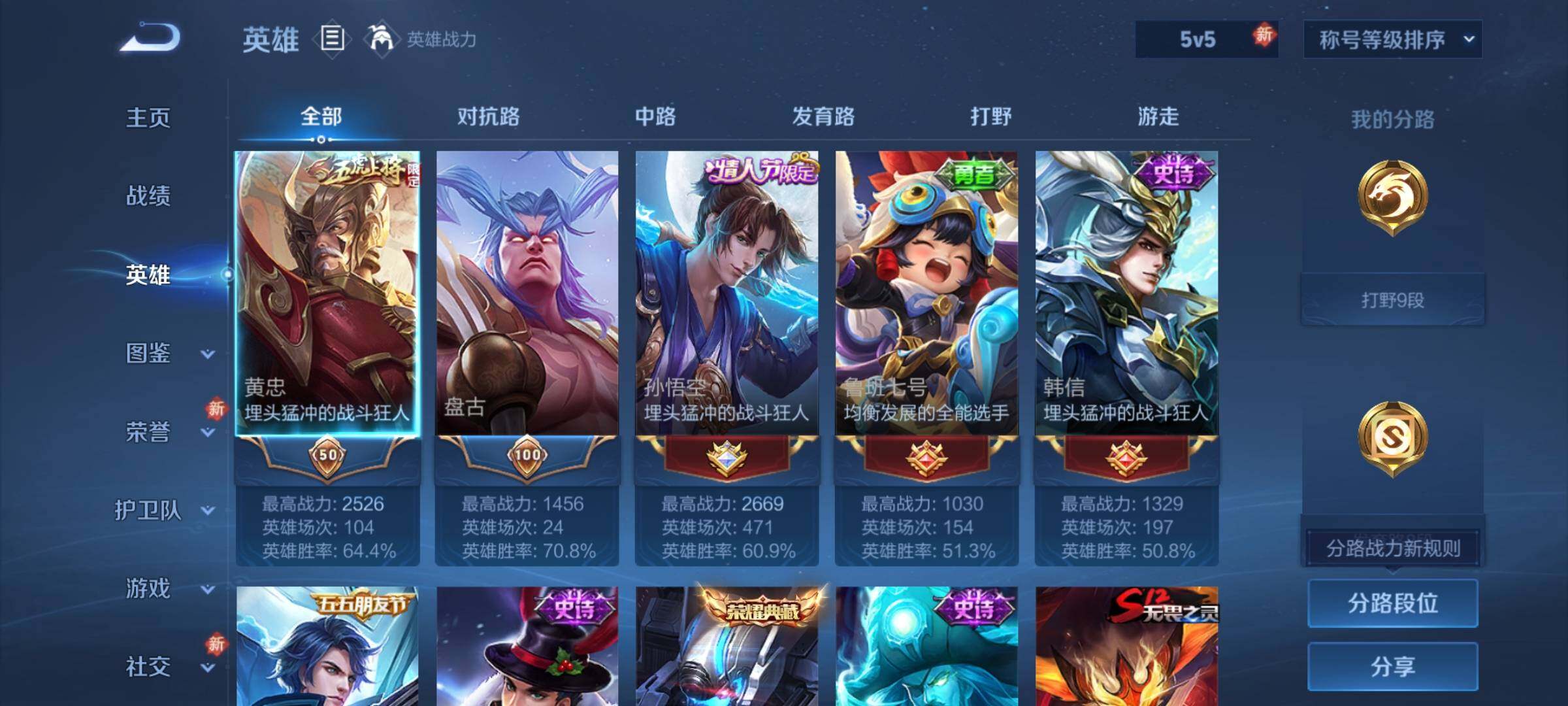 WZQM4216662王者荣耀账号详情图7