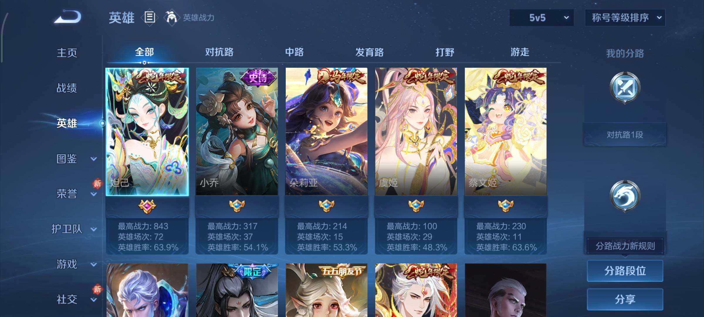 WZLX4225492王者荣耀账号详情图3 WZLX4225492王者荣耀账号详情图3