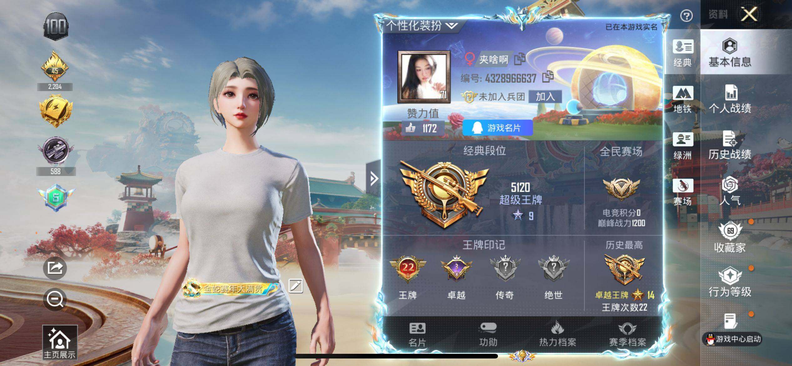 HPQM4134473和平精英账号详情图3