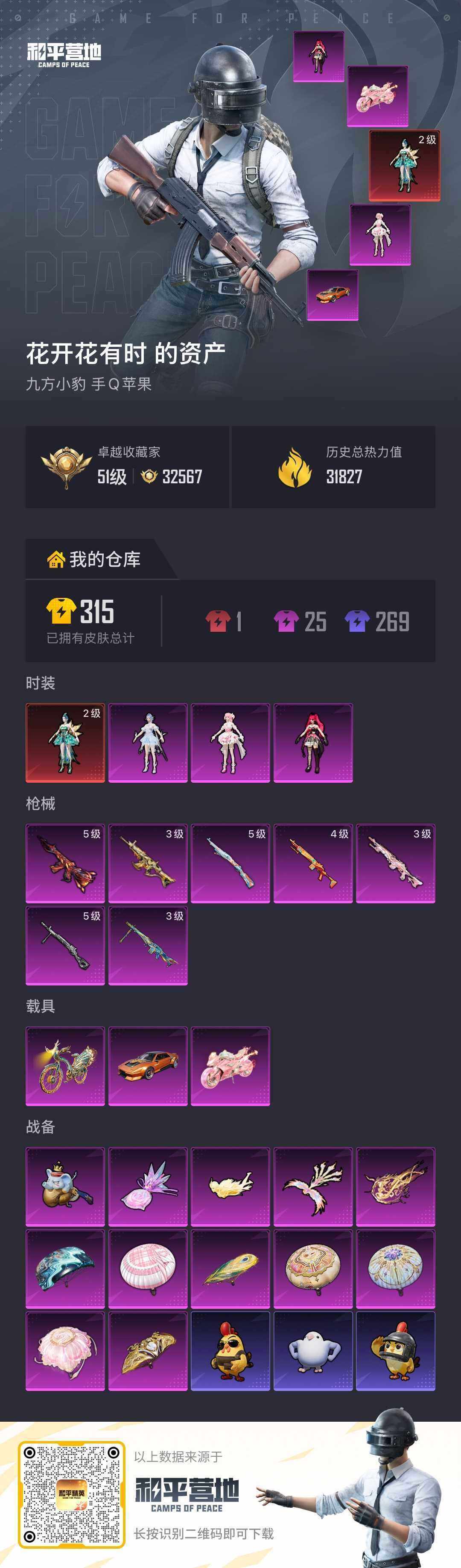 HPQM4139186和平精英账号详情图5