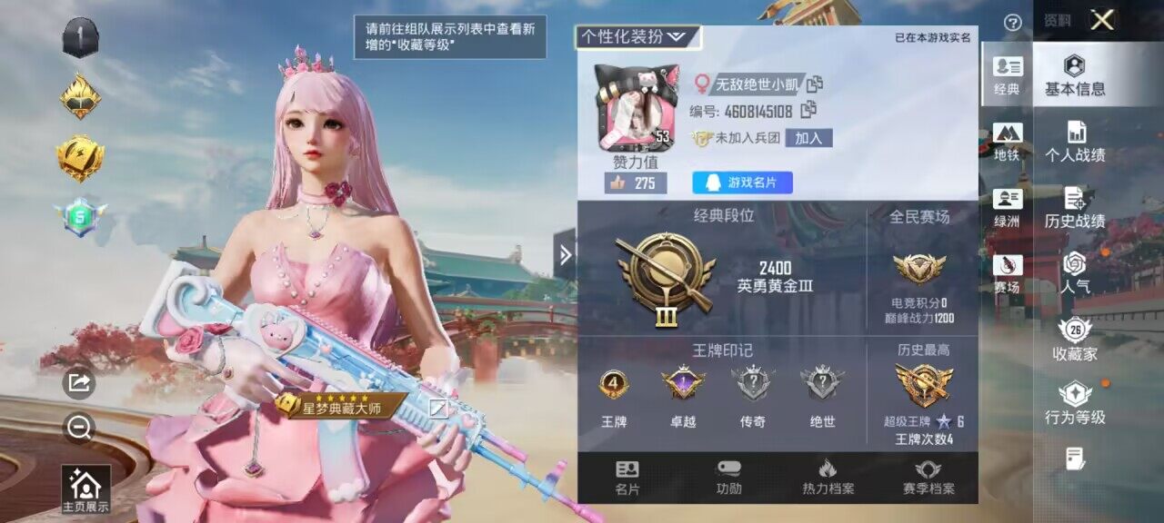 HPCMW4161090和平精英账号详情图4