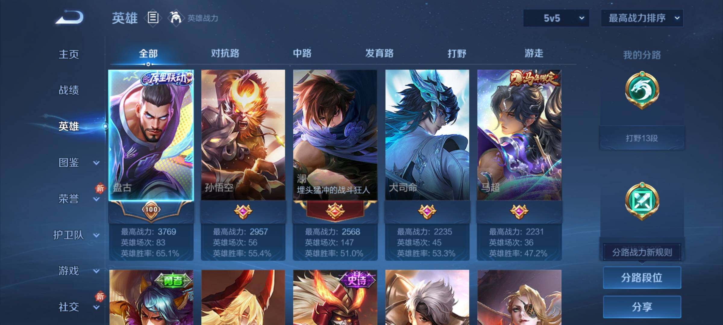 WZCMY4218002王者荣耀账号详情图3