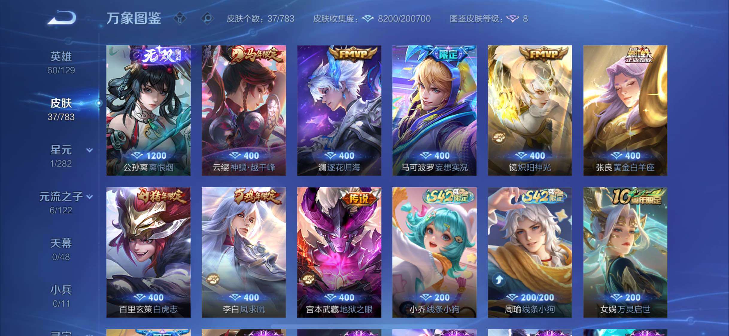 WZLX4225495王者荣耀账号详情图6