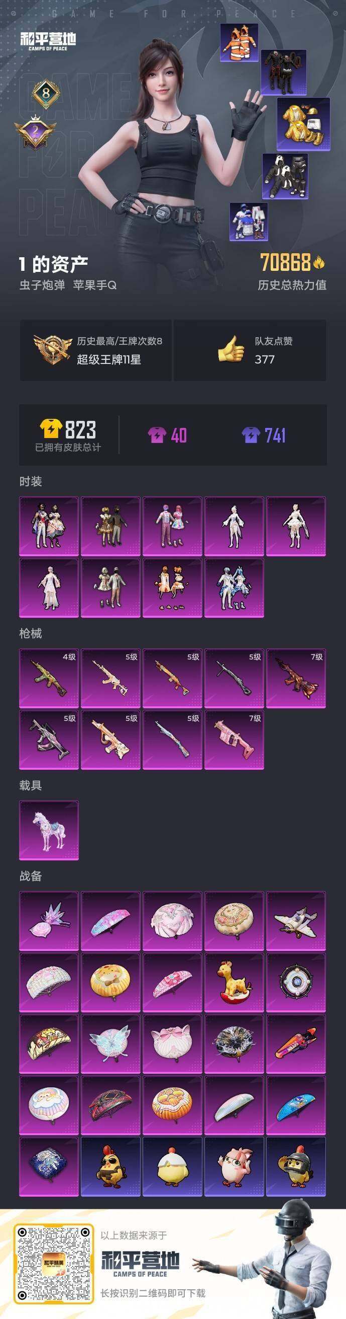 HPQM4139307和平精英账号详情图7