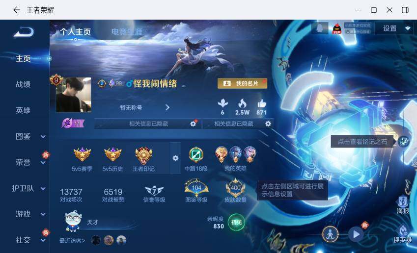 WZLX4220687王者荣耀账号详情图9