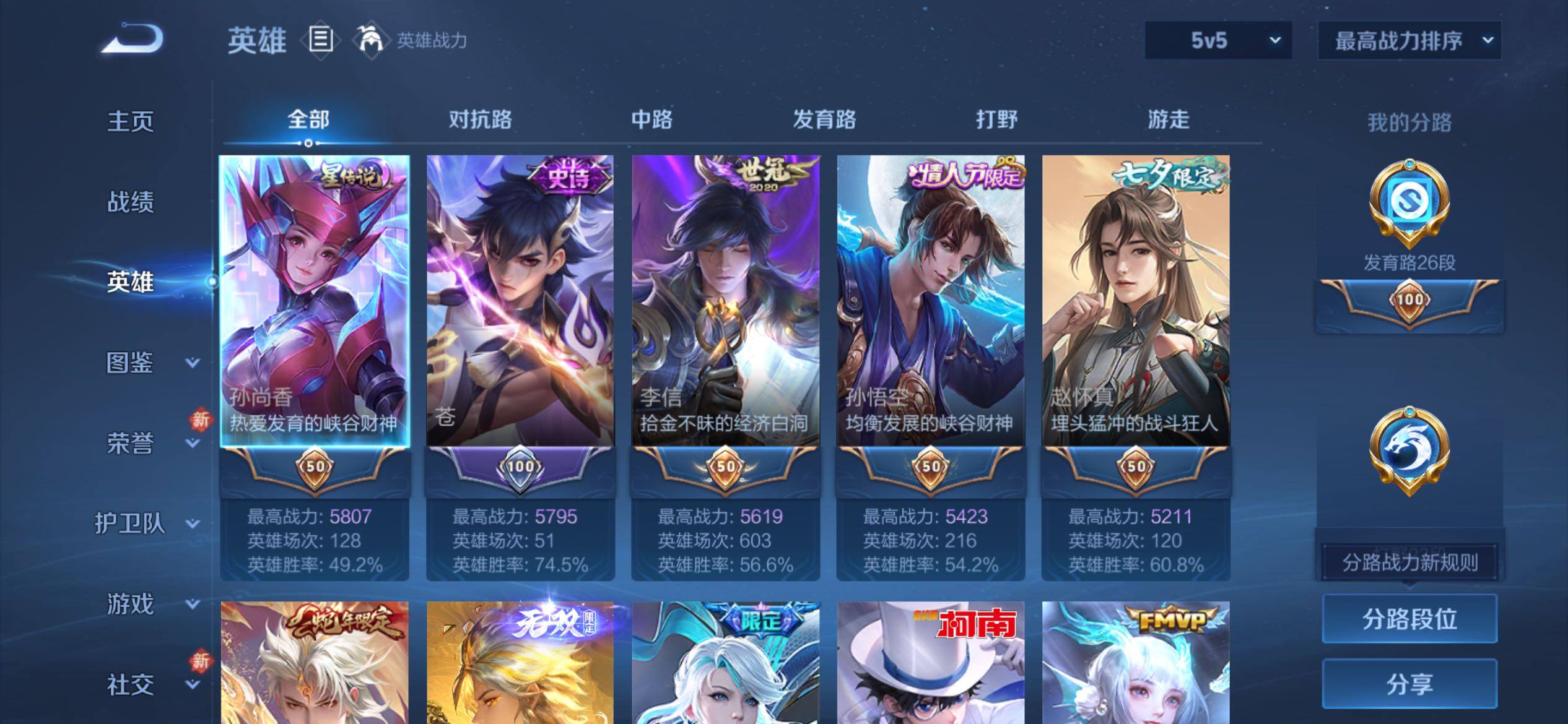 WZCMY4220035王者荣耀账号详情图3