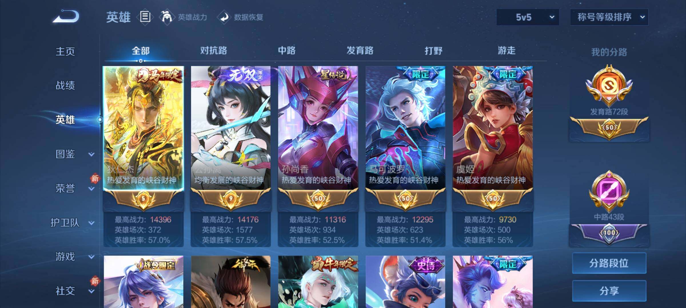 WZCMY4221287王者荣耀账号详情图3