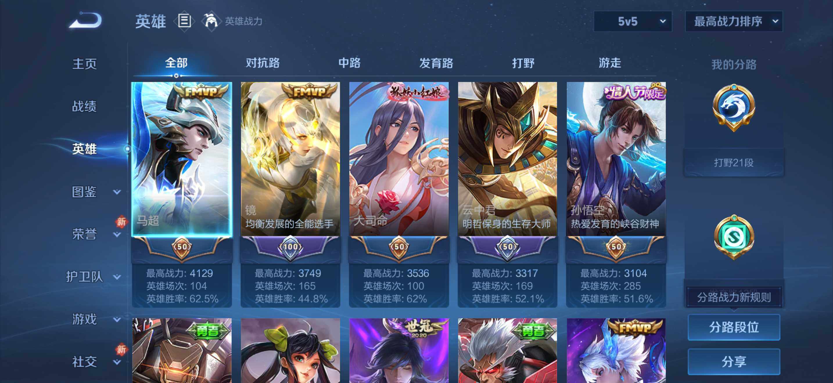 WZDN4220119王者荣耀账号详情图4