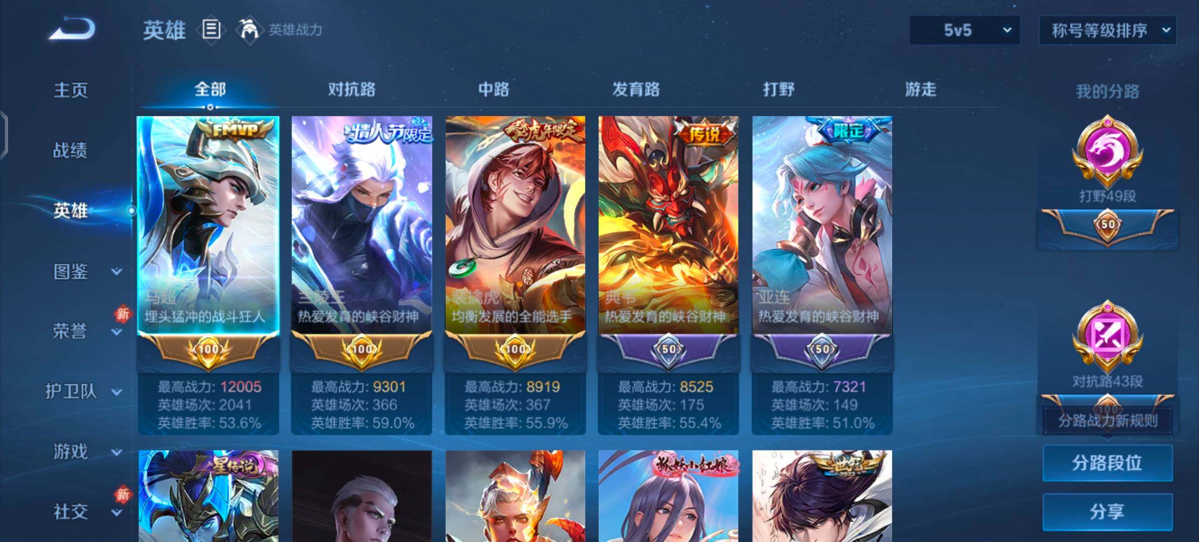 WZLX4229699王者荣耀账号详情图3 WZLX4229699王者荣耀账号详情图3