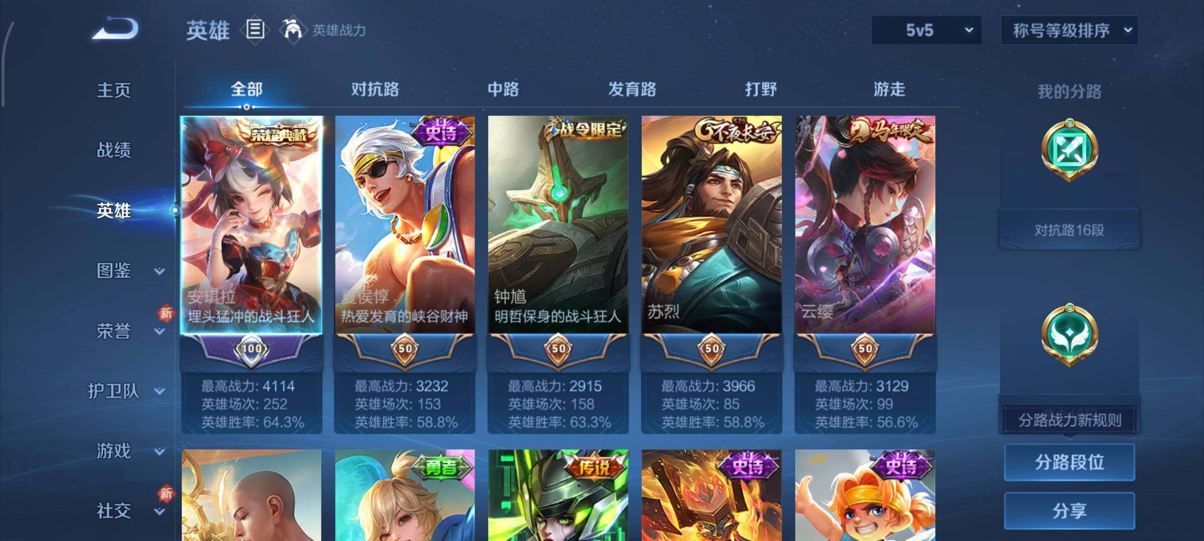 WZCMW4230172王者荣耀账号详情图3