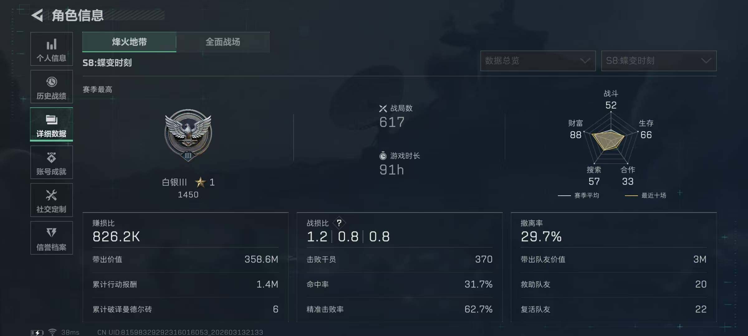 SJZQM470132三角洲行动账号详情图8