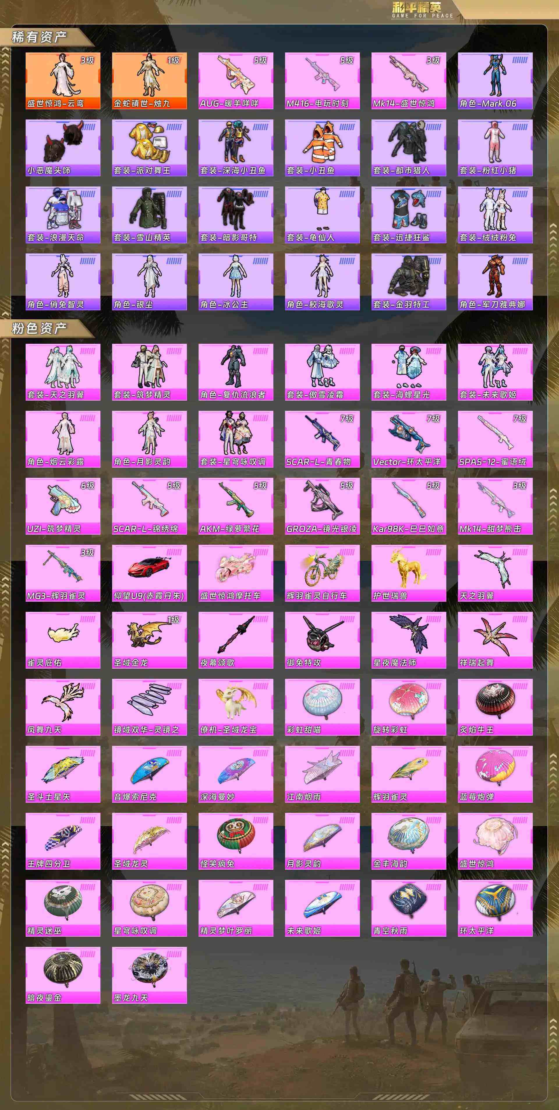 HPCMW4127734和平精英账号详情图5