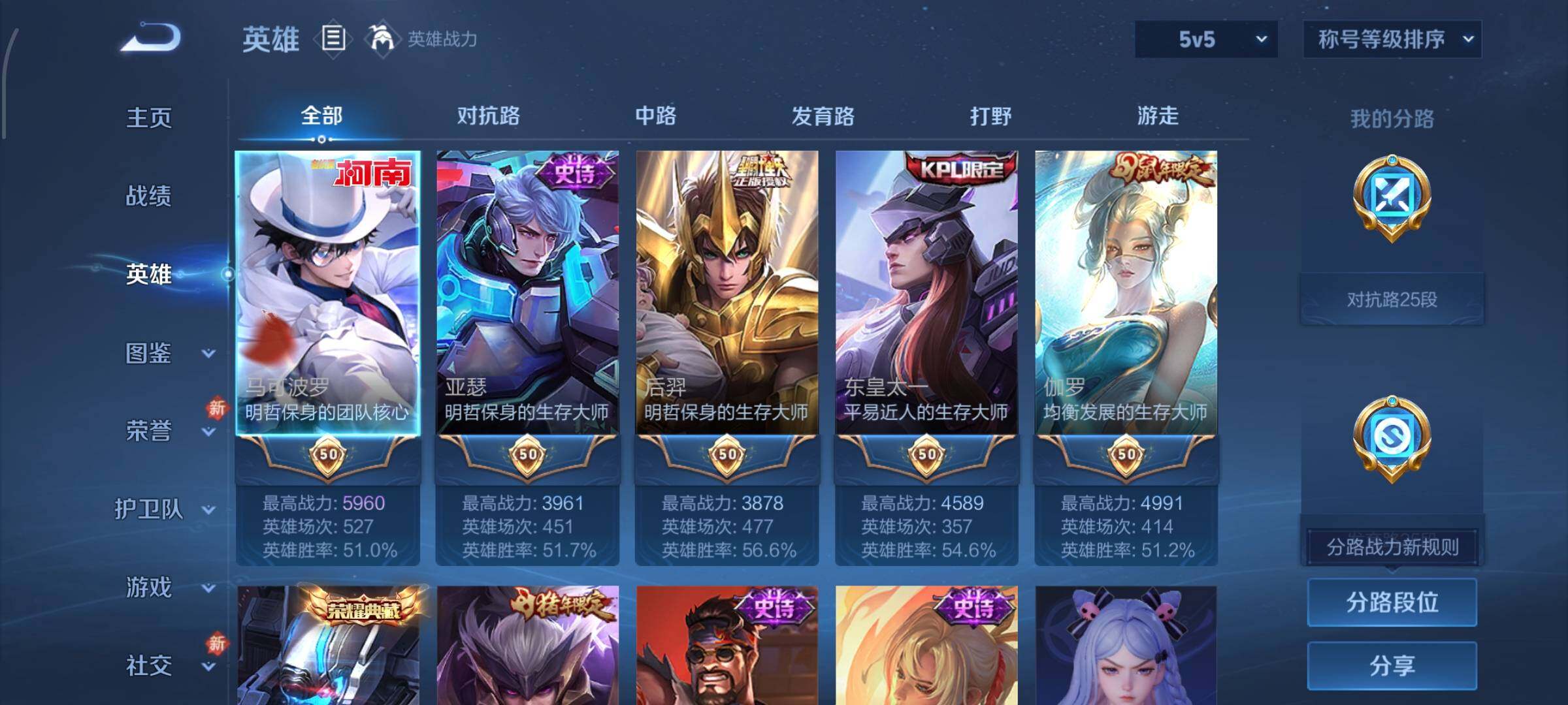 WZLX4226340王者荣耀账号详情图3 WZLX4226340王者荣耀账号详情图3