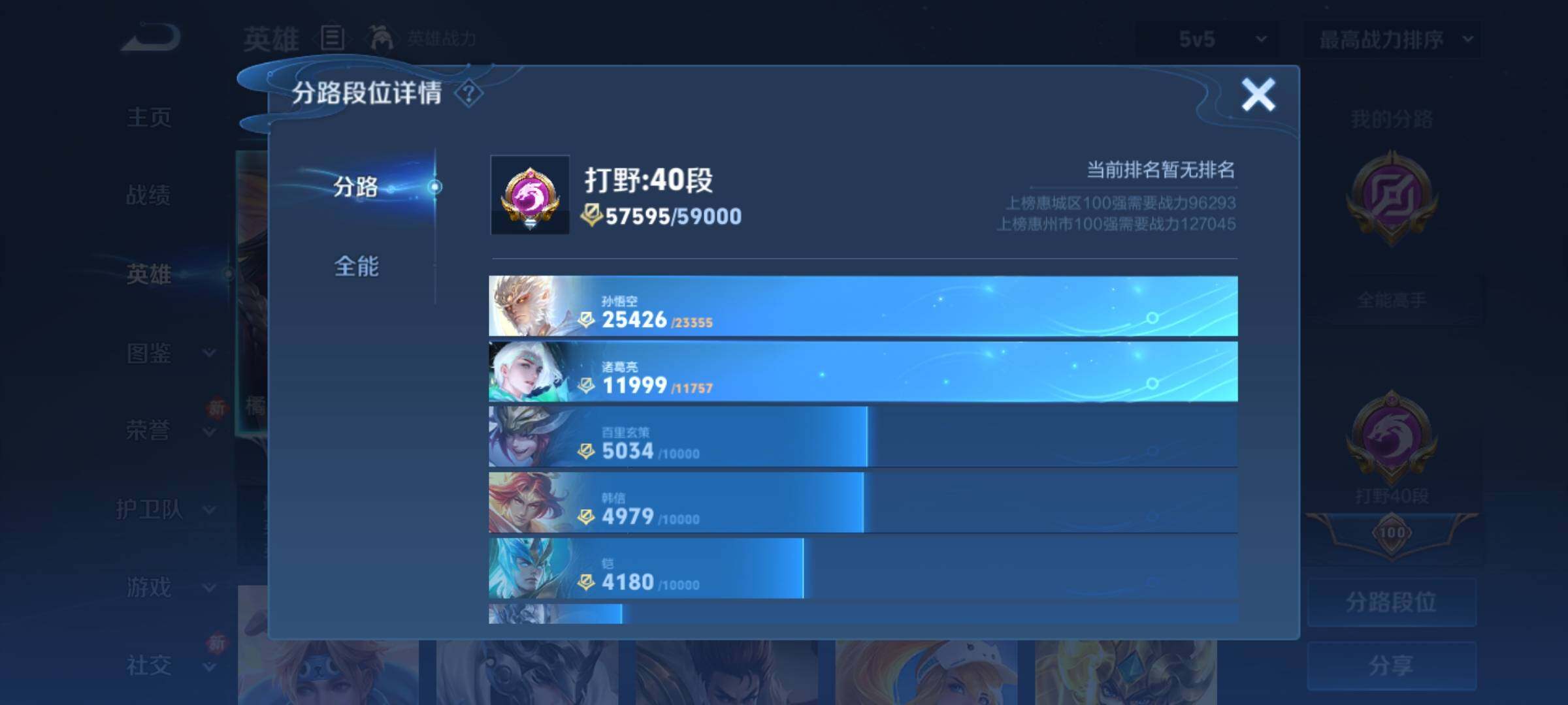 WZCMY4224065王者荣耀账号详情图5