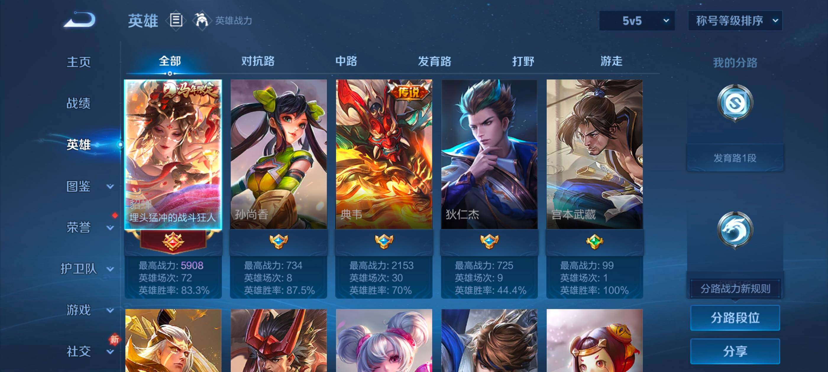 WZCMW4231401王者荣耀账号详情图3 WZCMW4231401王者荣耀账号详情图3