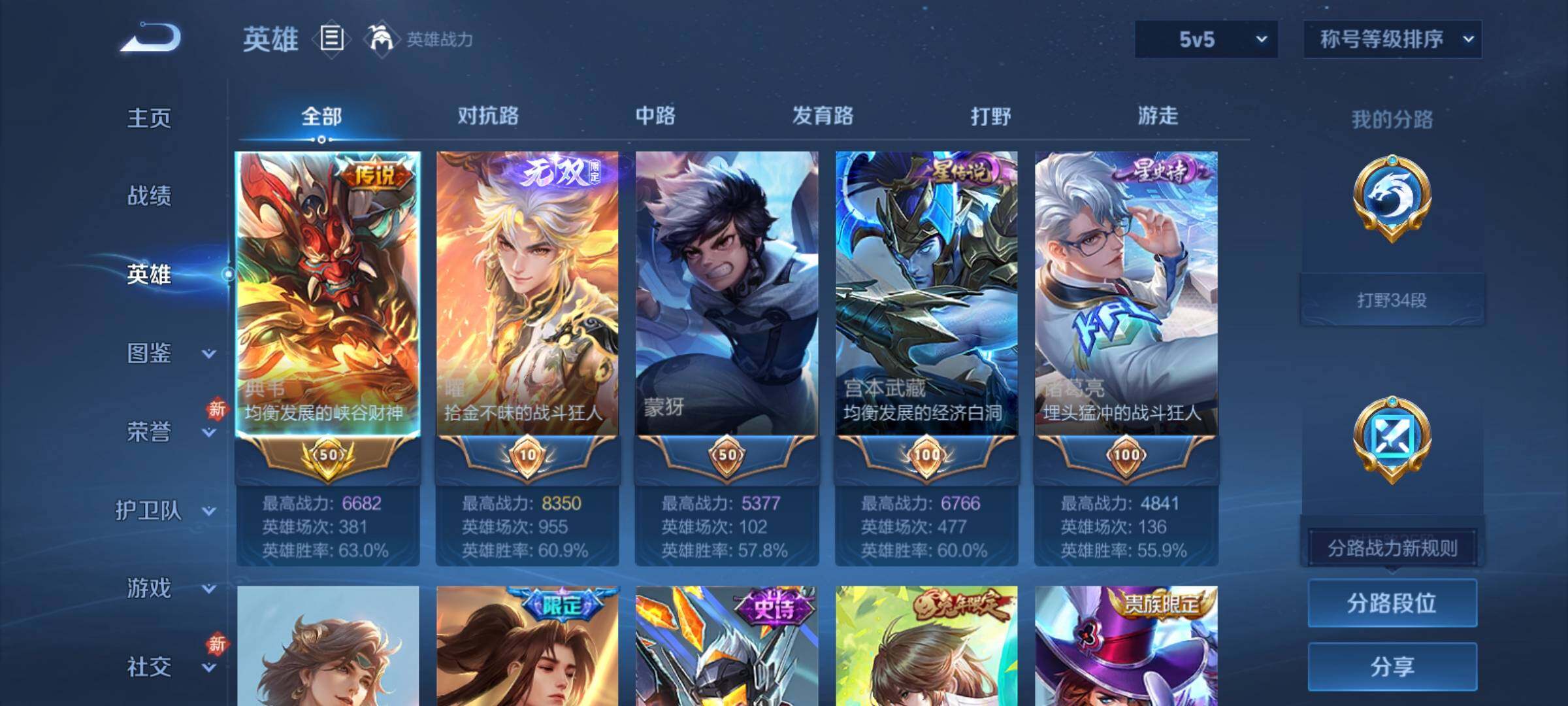 WZCMY4224940王者荣耀账号详情图3