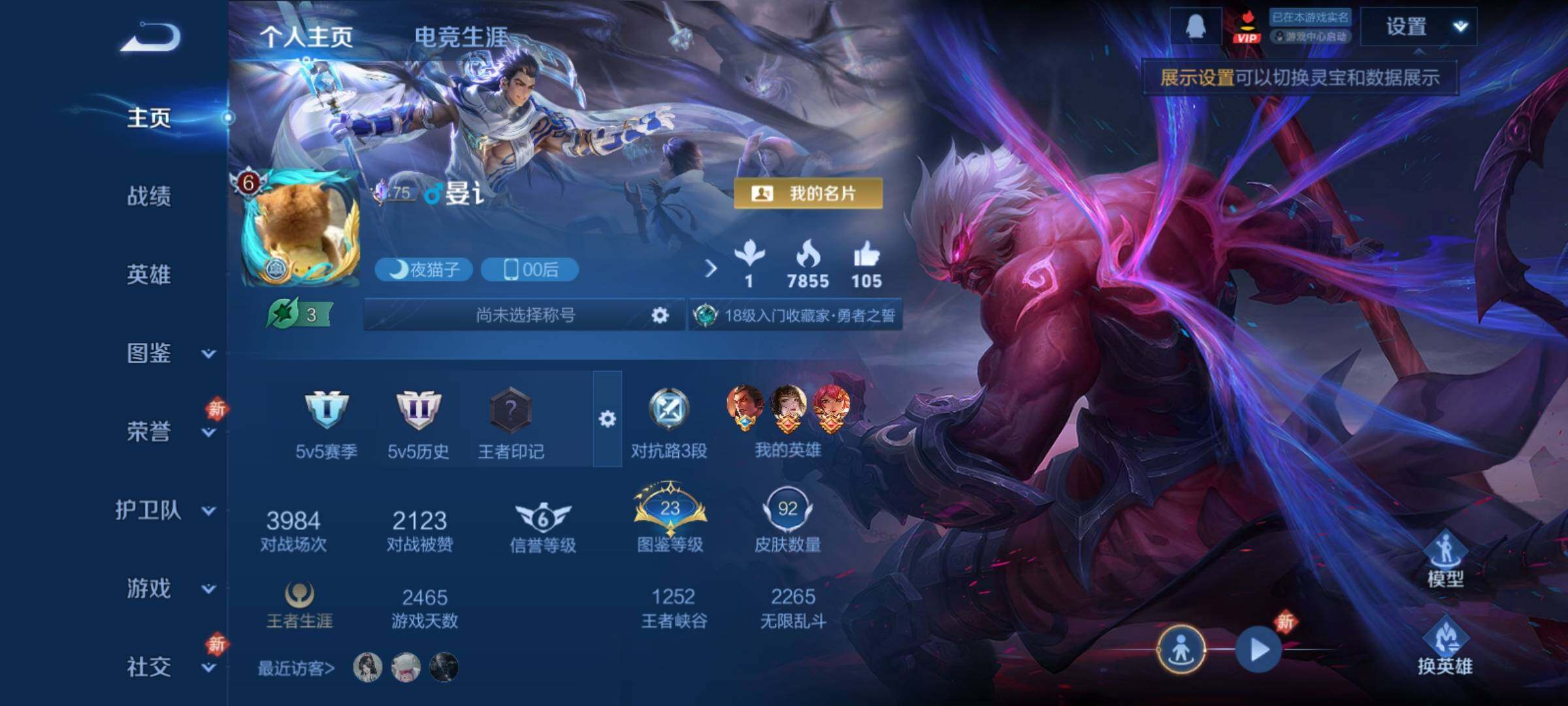 WZCMY4228198王者荣耀账号详情图2