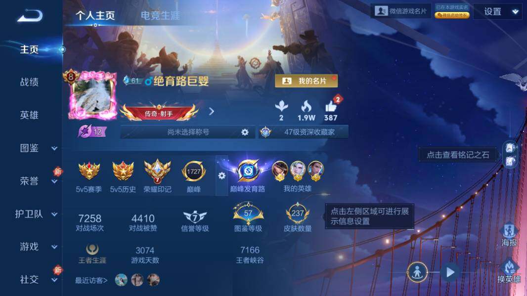 WZQM4223918王者荣耀账号详情图7