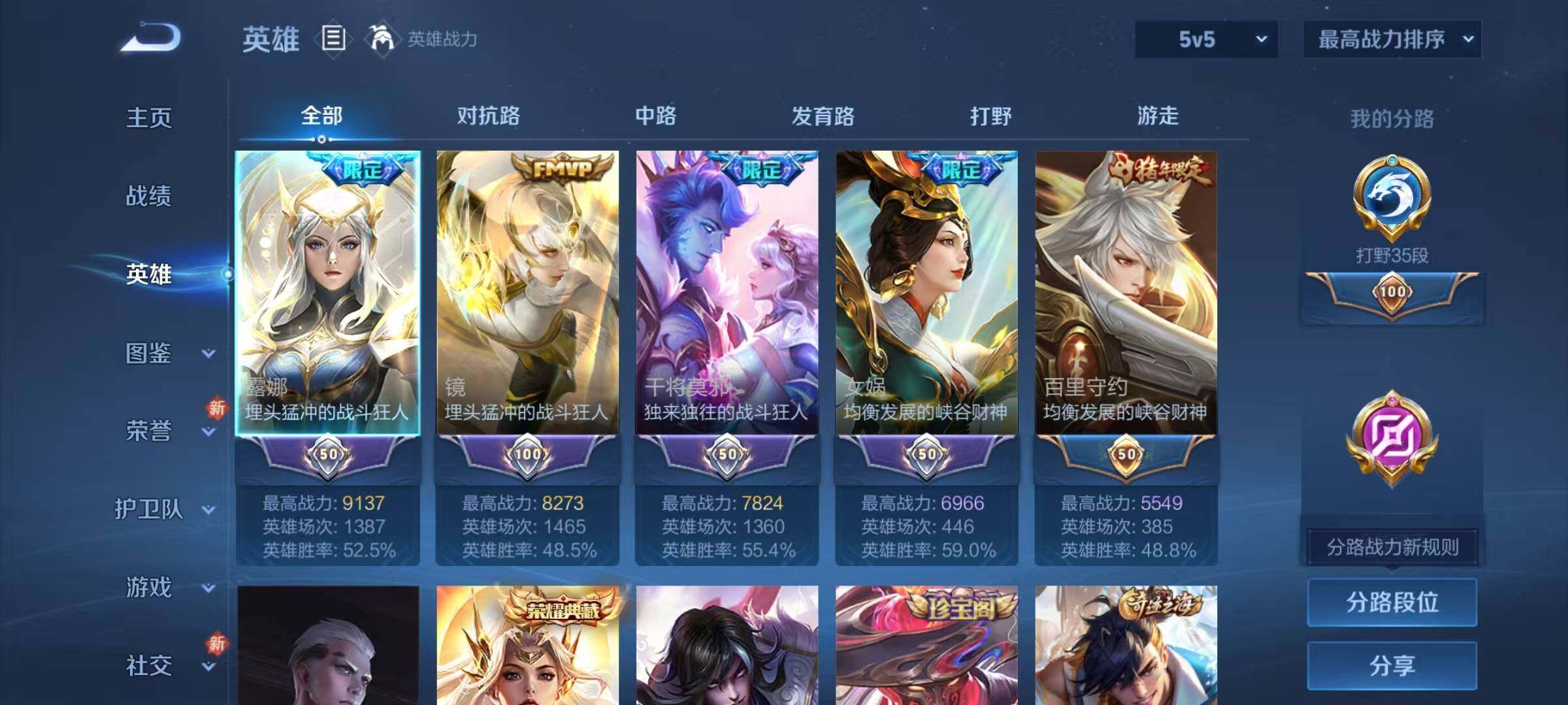 WZJZ4229546王者荣耀账号详情图6