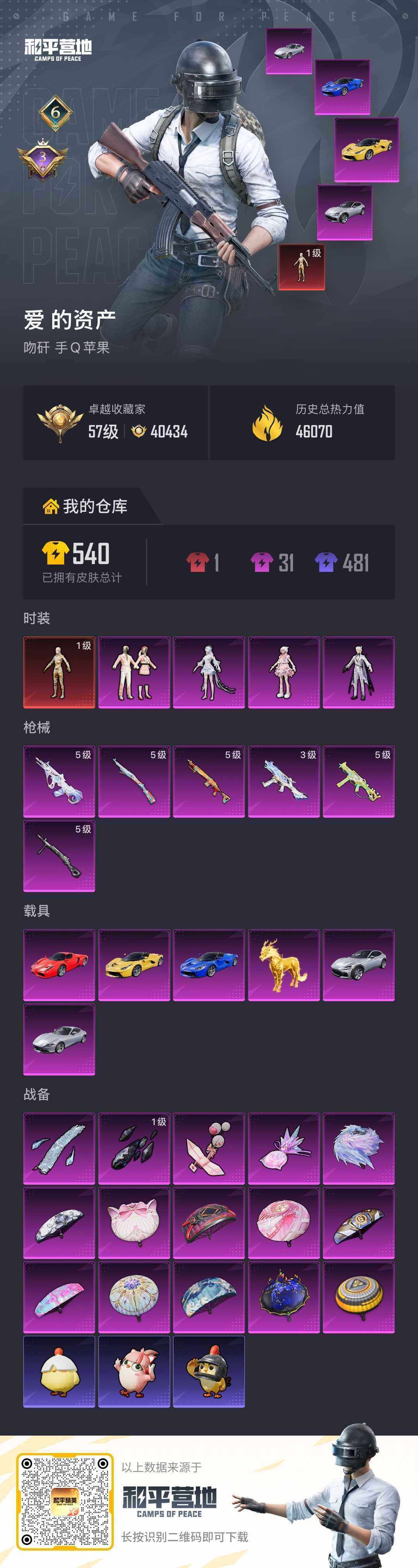 HPQM4139348和平精英账号详情图5