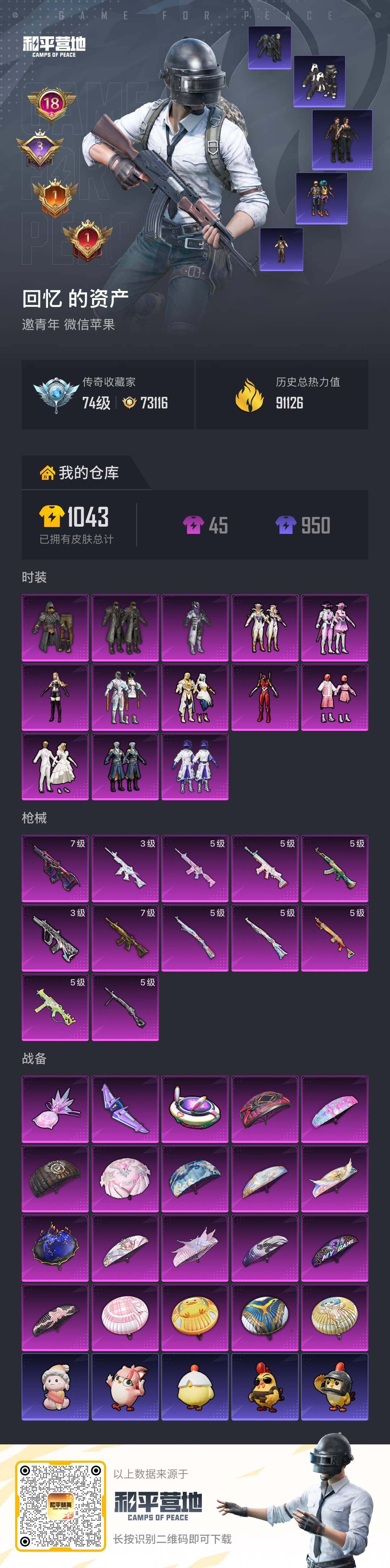 HPQM4123897和平精英账号详情图4