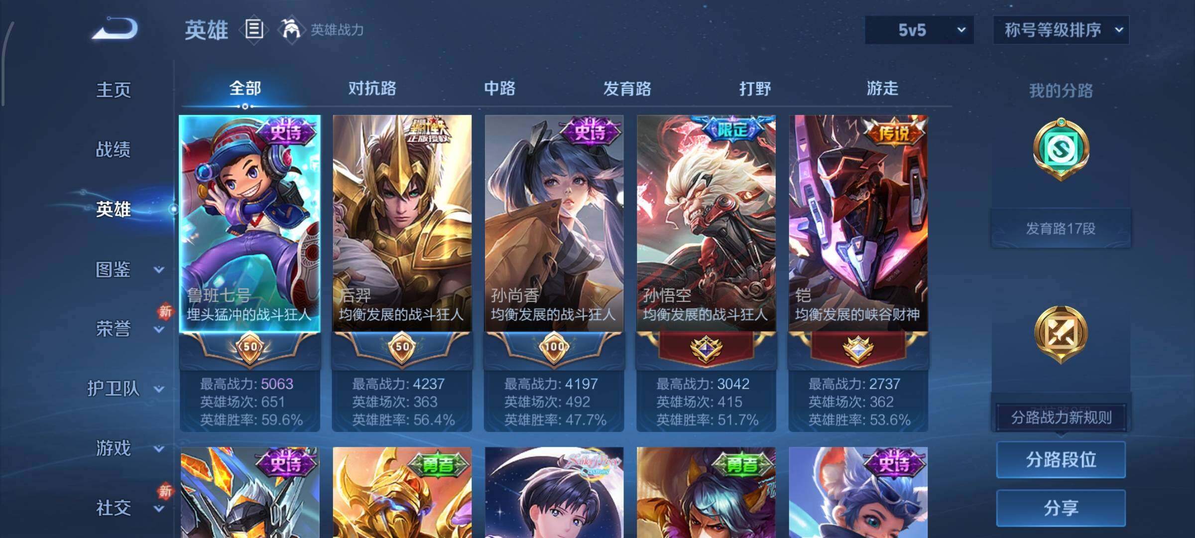 WZLX4229511王者荣耀账号详情图3