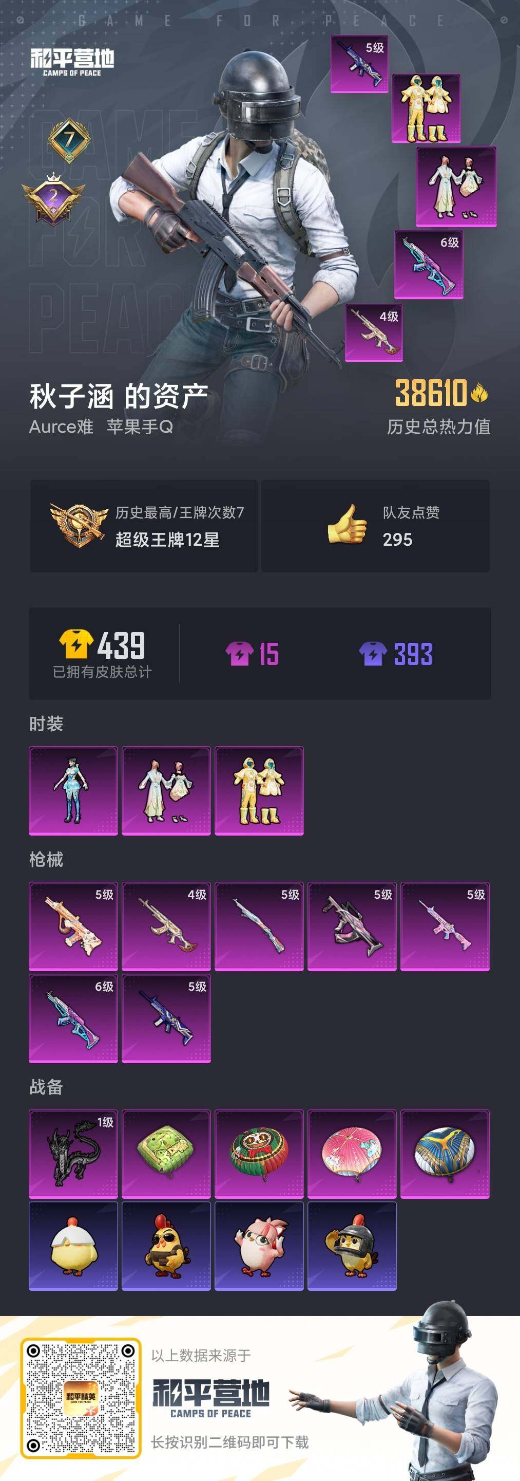 HPQM4124545和平精英账号详情图8