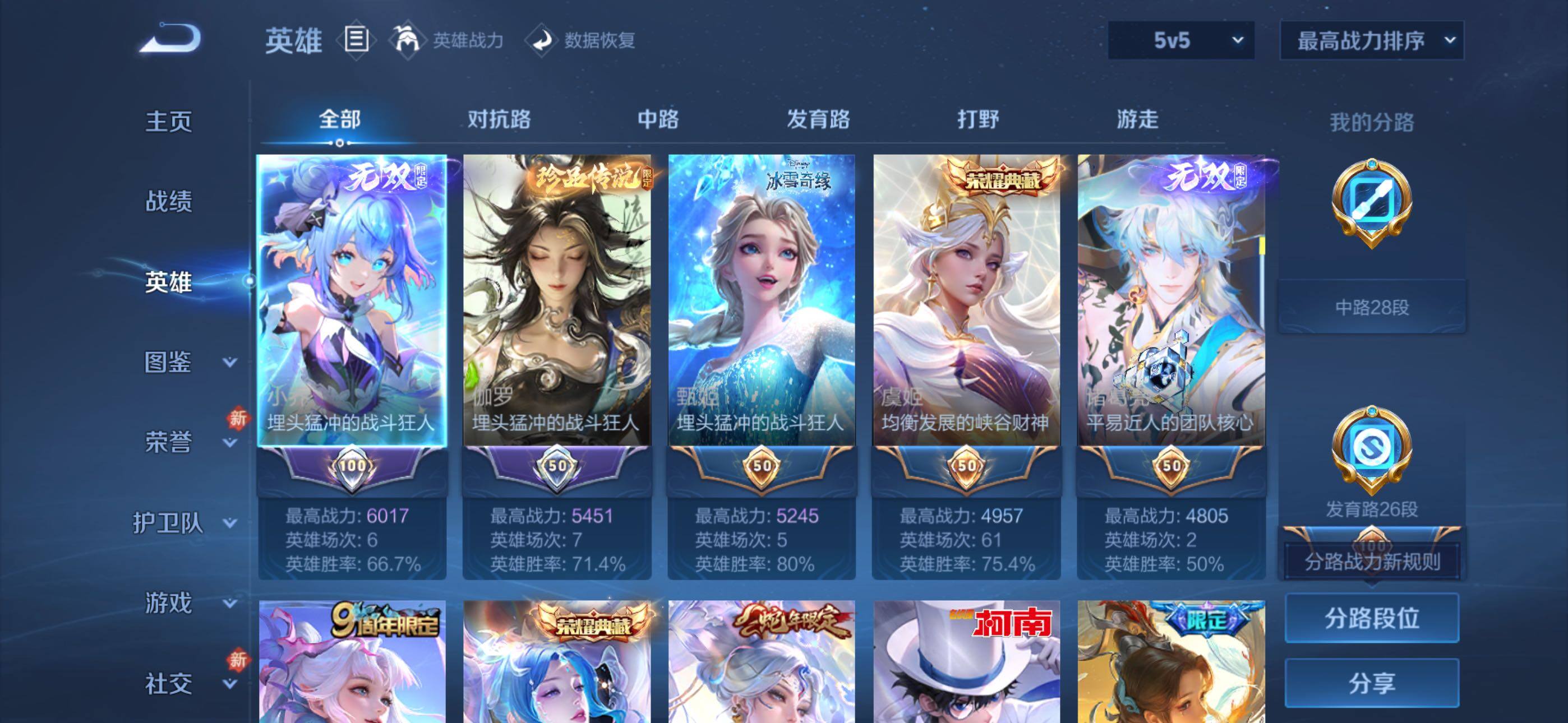 WZLX4226694王者荣耀账号详情图3