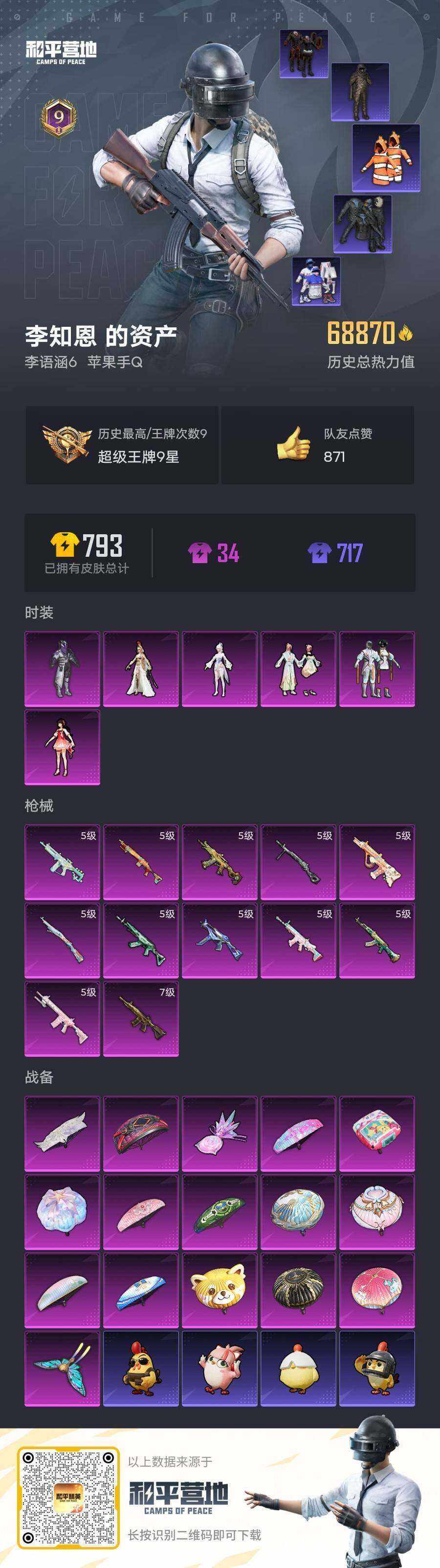 HPQM4139370和平精英账号详情图7