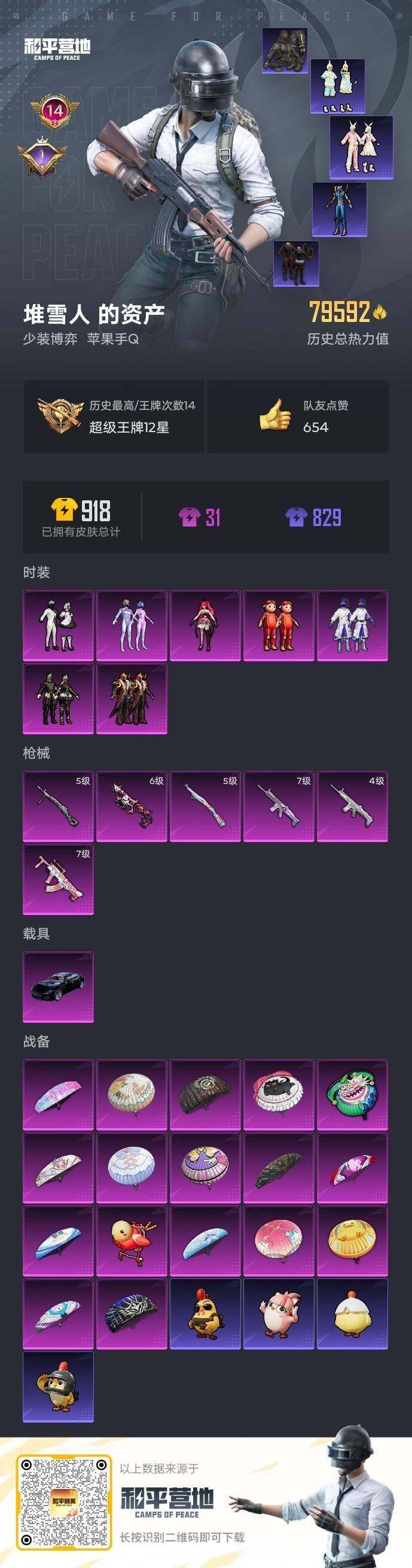 HPQM4139354和平精英账号详情图7