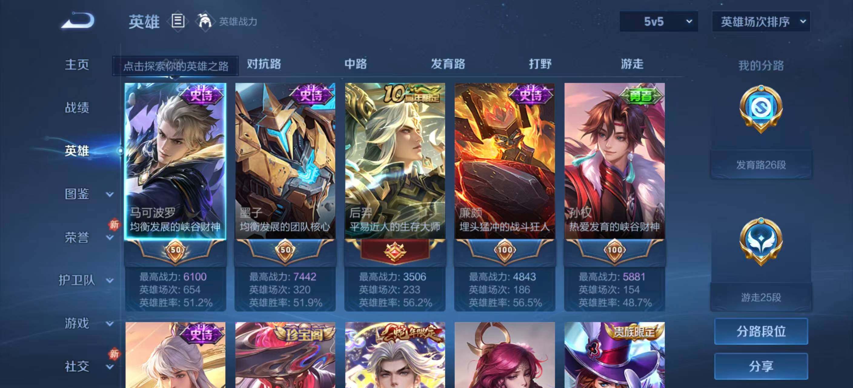 WZLE4227915王者荣耀账号详情图6