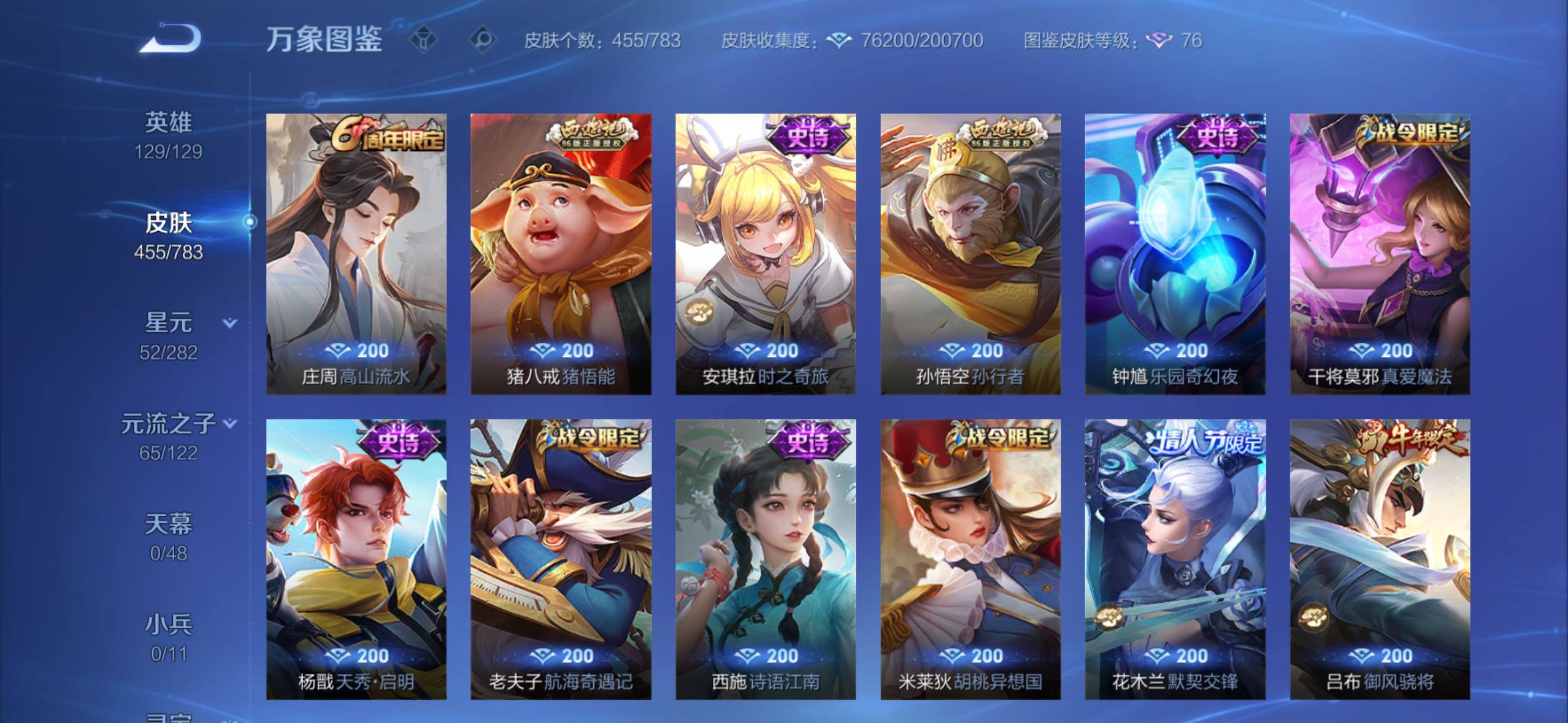 WZLX4228737王者荣耀账号详情图14