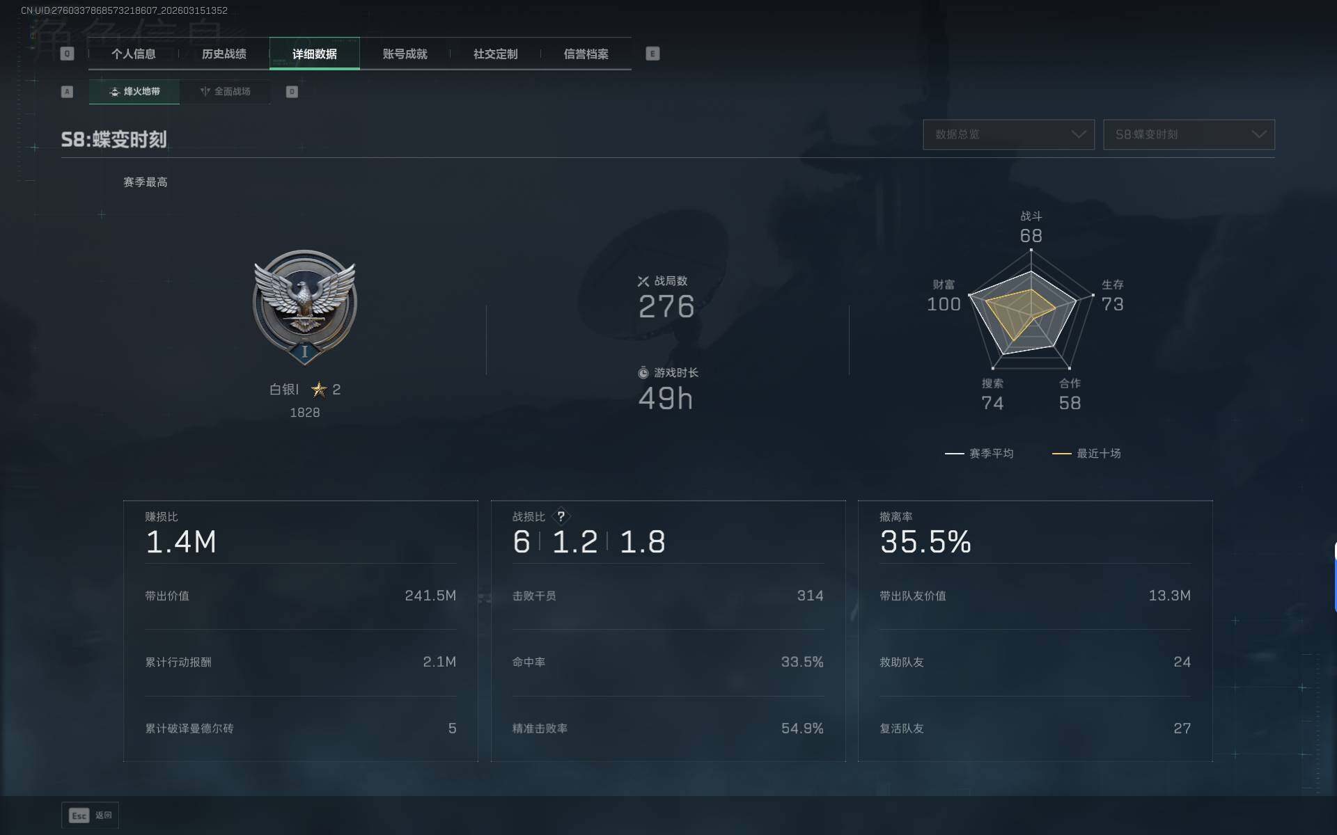 SJZEY469617三角洲行动账号详情图4 SJZEY469617三角洲行动账号详情图4