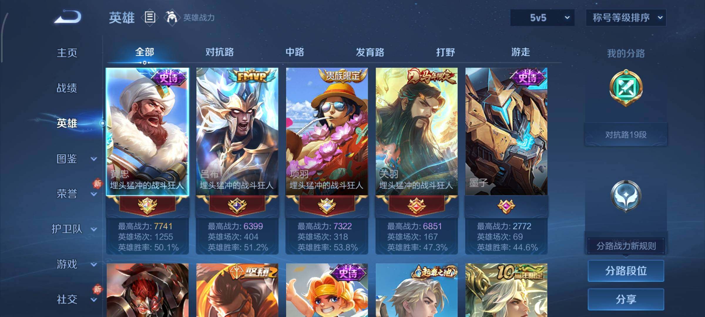 WZCMW4235470王者荣耀账号详情图3