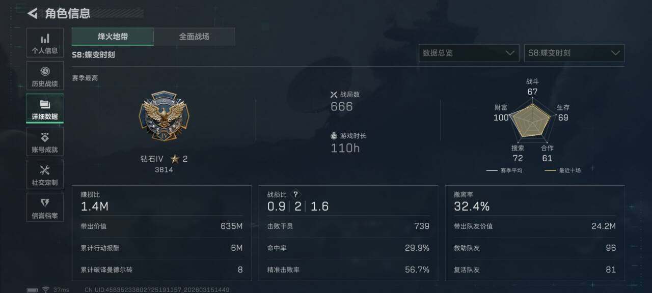 SJZQM469777三角洲行动账号详情图16