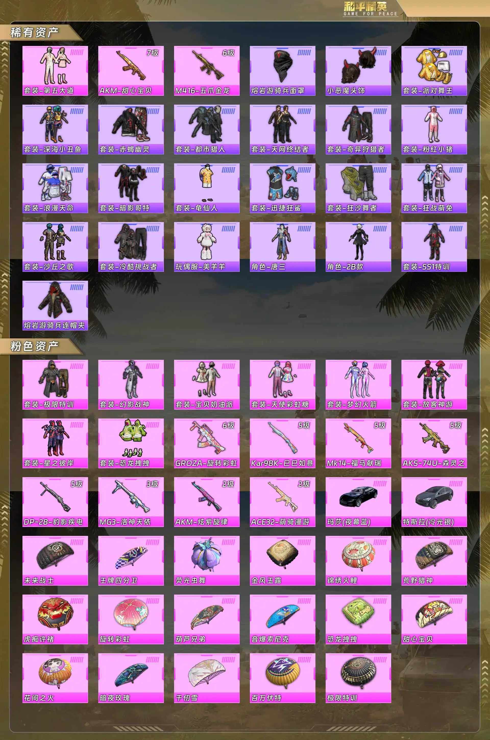 HPQM4138792和平精英账号详情图5 HPQM4138792和平精英账号详情图5