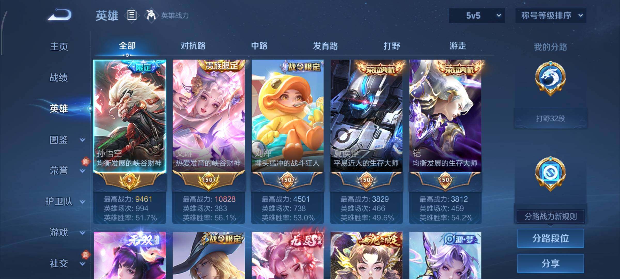 WZLX4248620王者荣耀账号详情图3