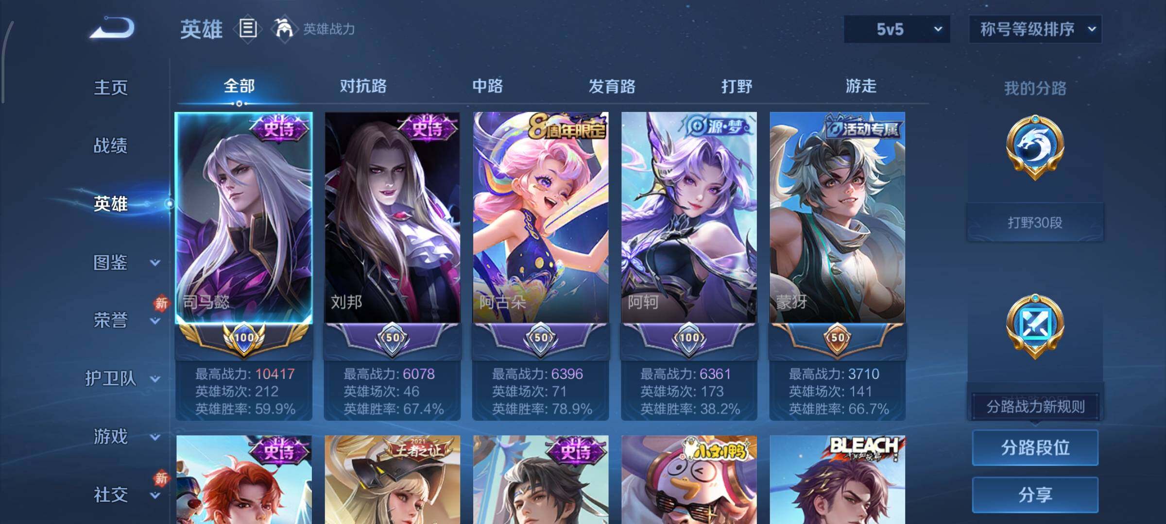 WZLX4229112王者荣耀账号详情图3