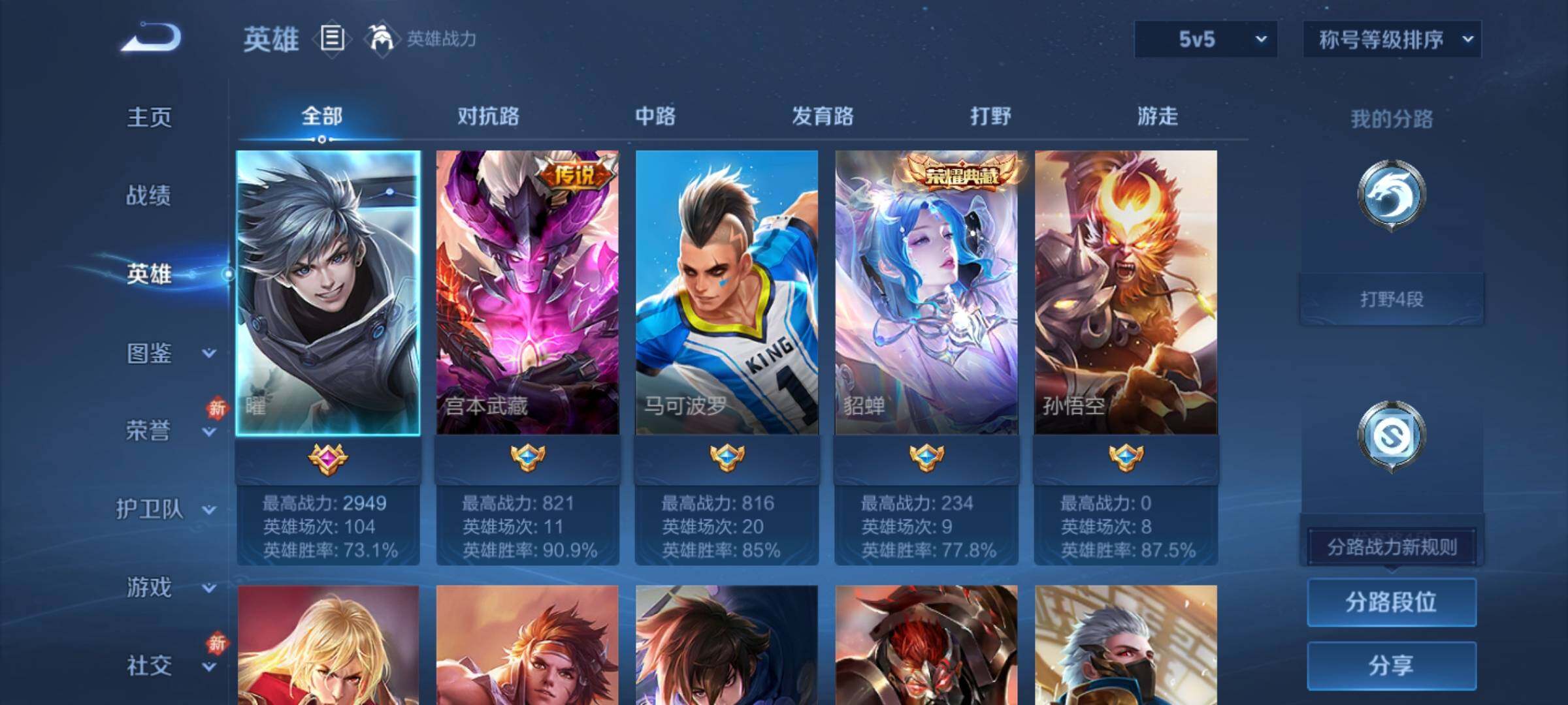 WZCMW4236623王者荣耀账号详情图3