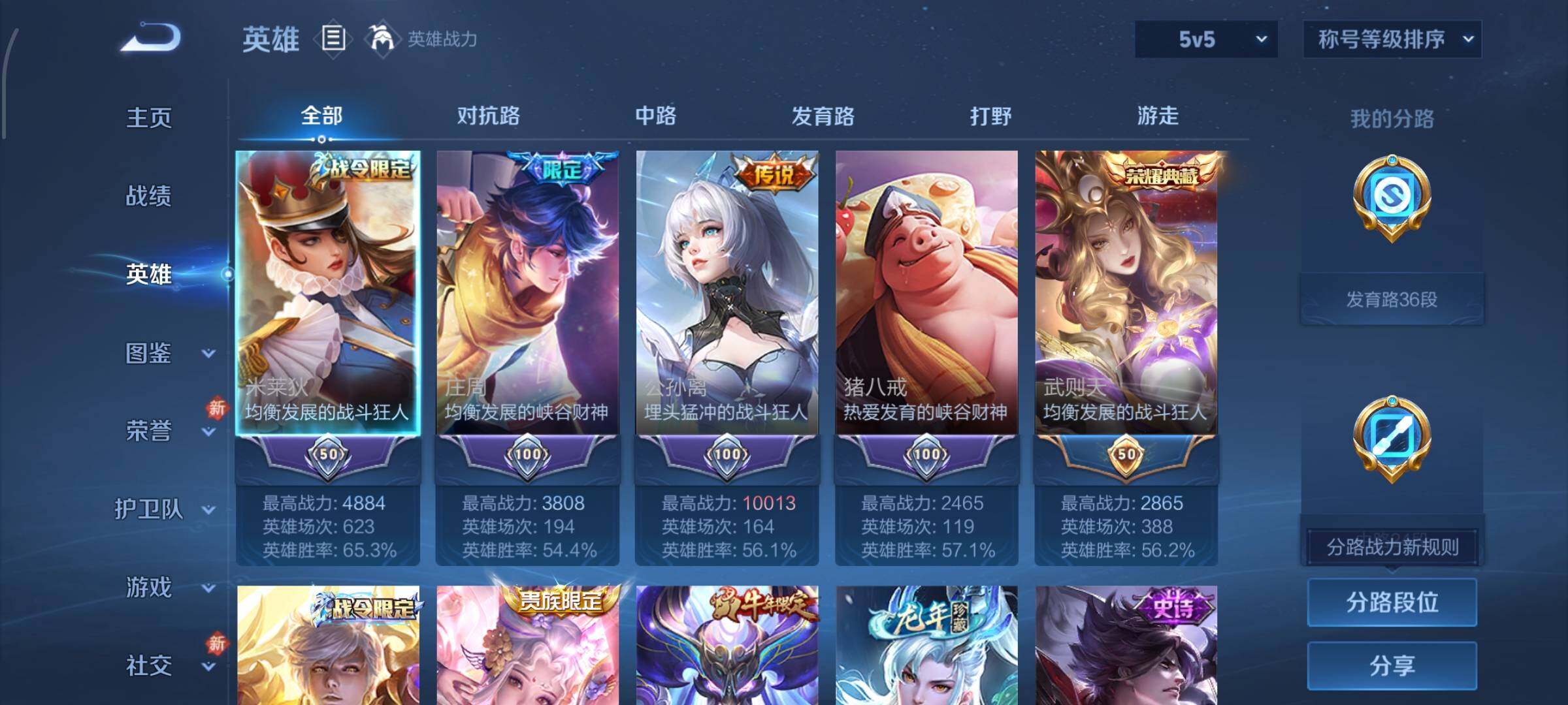 WZLX4229283王者荣耀账号详情图3