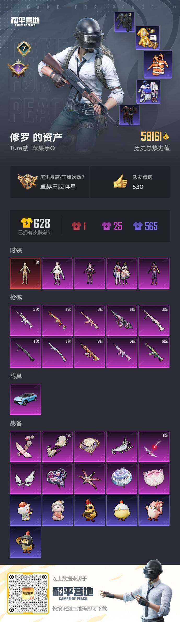 HPQM4139393和平精英账号详情图6