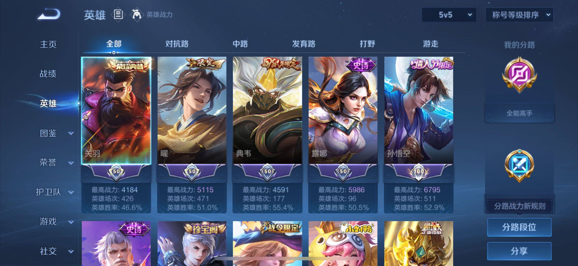 WZLX4229729王者荣耀账号详情图3