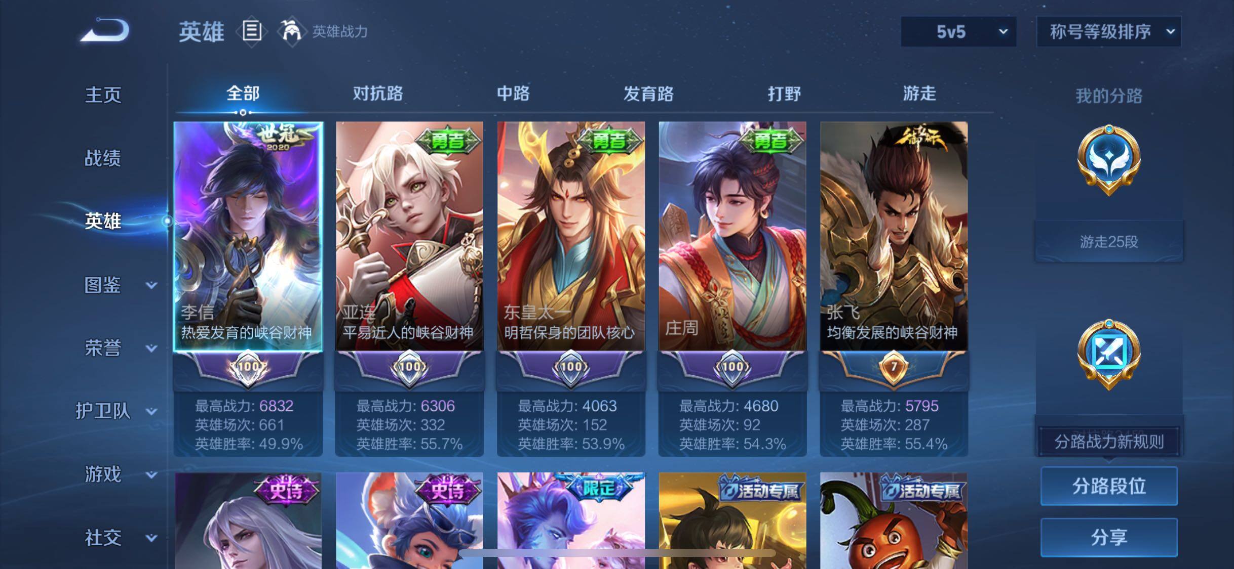 WZLX4232035王者荣耀账号详情图3 WZLX4232035王者荣耀账号详情图3