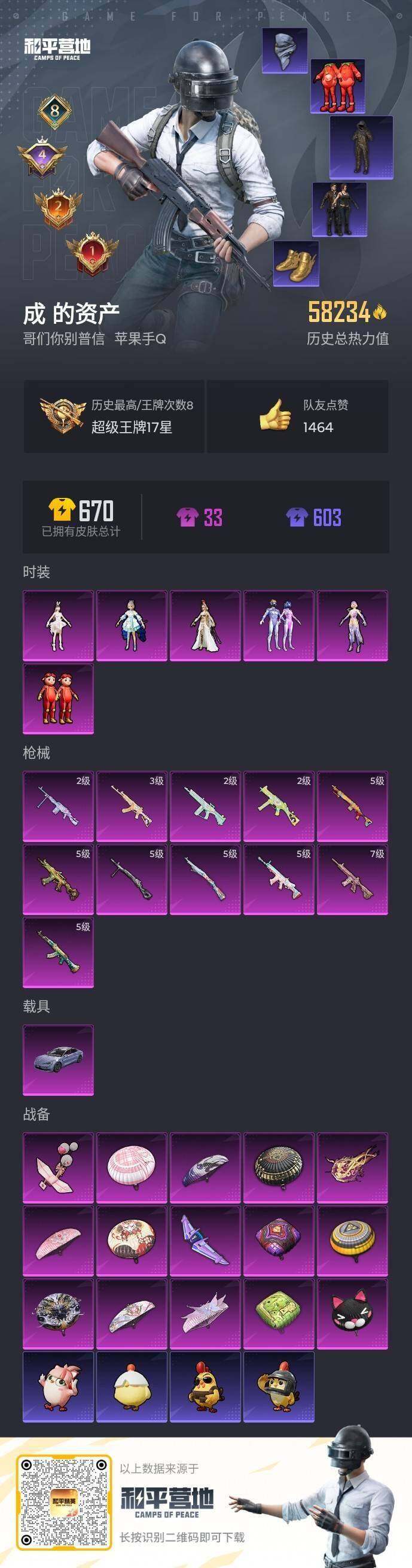 HPQM4163973和平精英账号详情图3