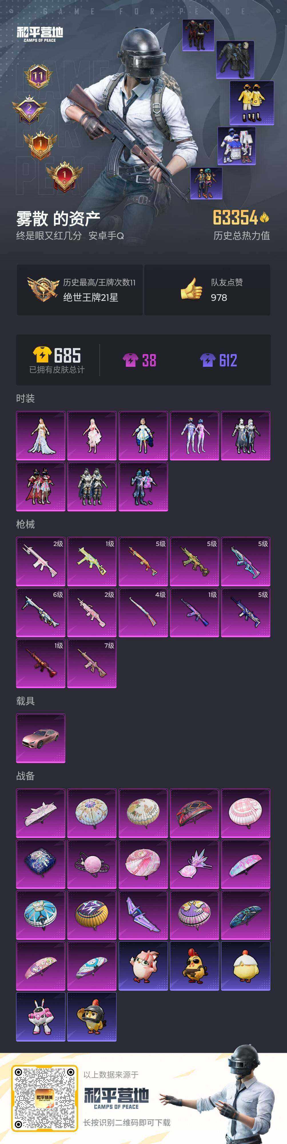 HPQM4139394和平精英账号详情图7