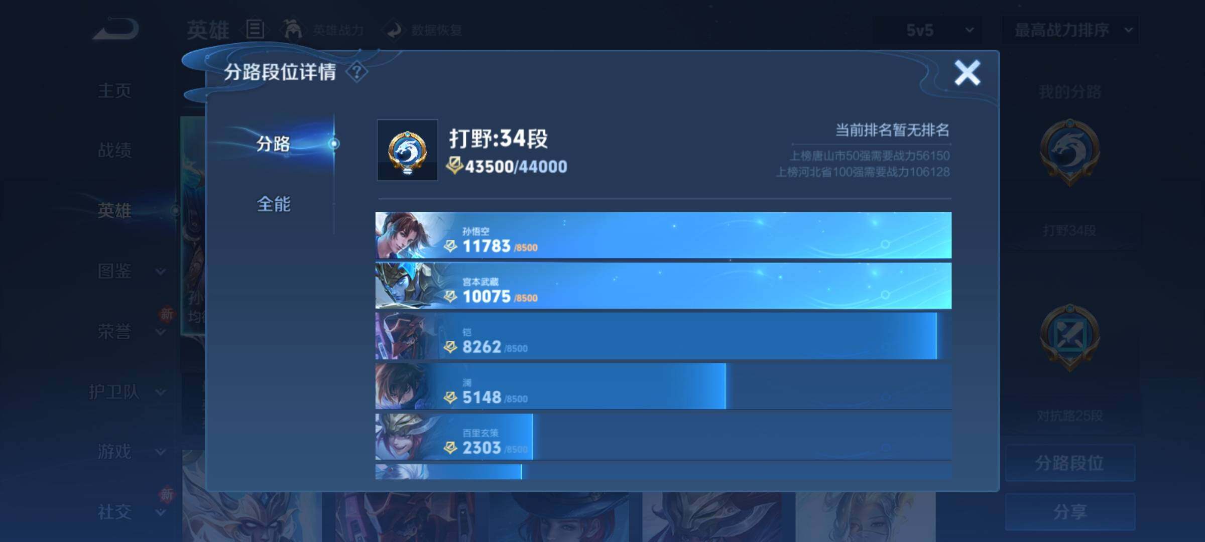 WZCMY4231799王者荣耀账号详情图4 WZCMY4231799王者荣耀账号详情图4