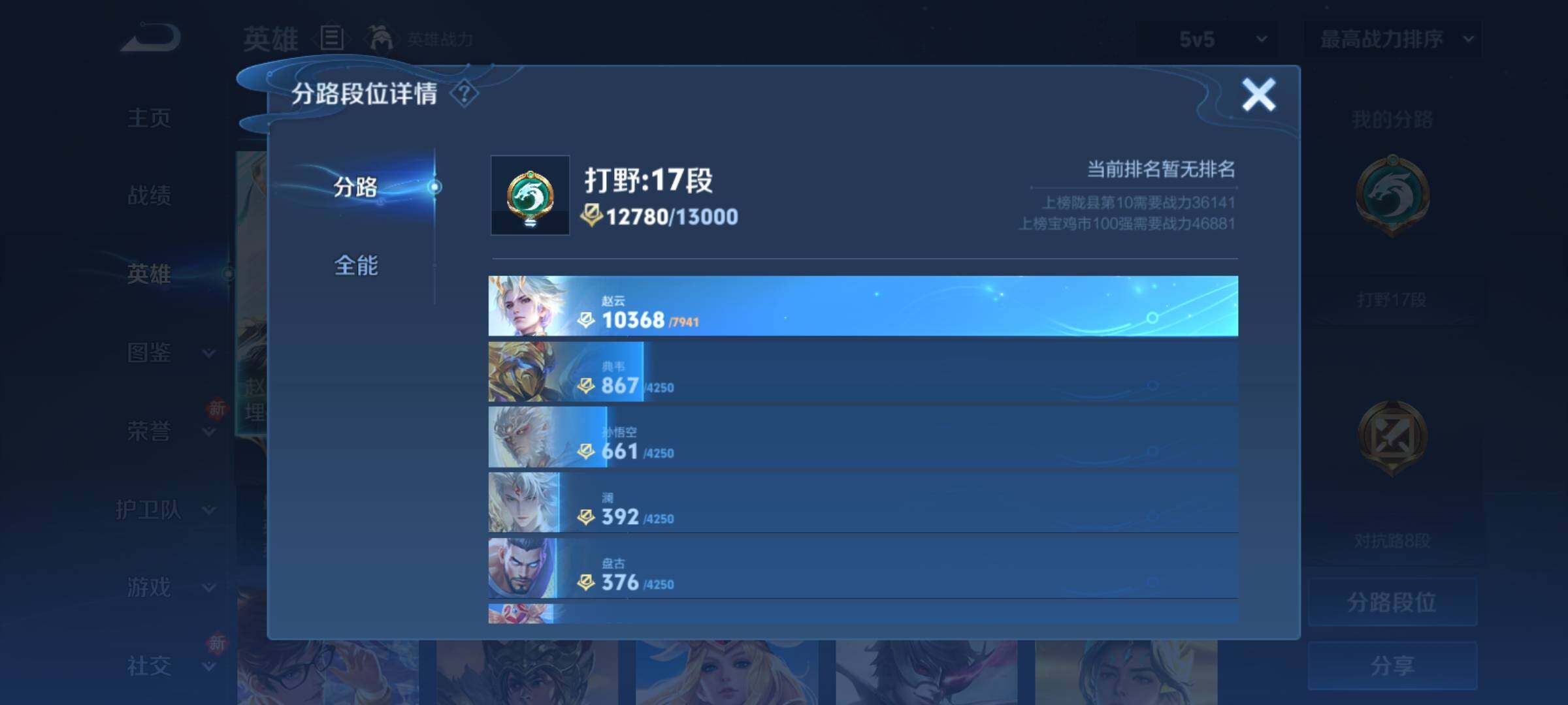 WZCMY4231827王者荣耀账号详情图4 WZCMY4231827王者荣耀账号详情图4