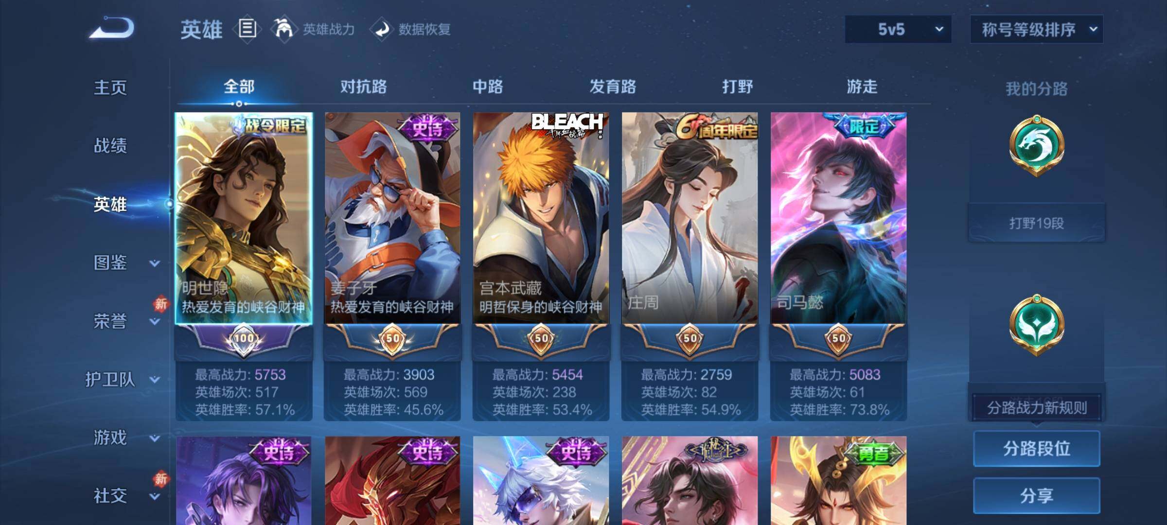 WZLX4231786王者荣耀账号详情图3 WZLX4231786王者荣耀账号详情图3