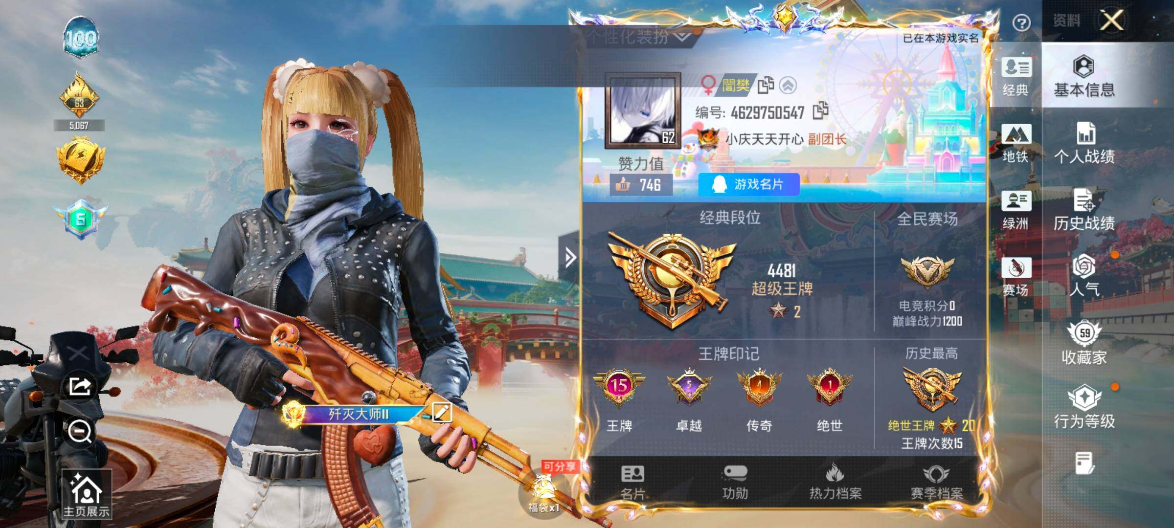 HPCMW4134943和平精英账号详情图2