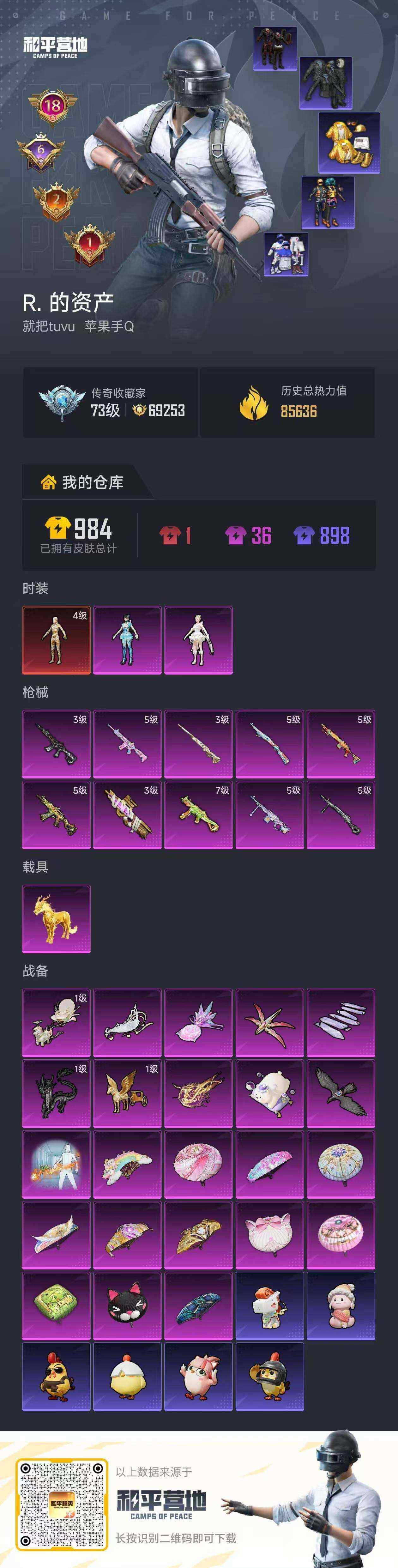 HPQM4139405和平精英账号详情图7